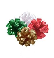 PMU Pom Pom - Pull Out Bows 5 Inch Assorted Pkg/100