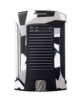 Daytona Single Jet Flame Cigar Lighter Charcoal Camouflage in an Attractive Gift Box Warranty