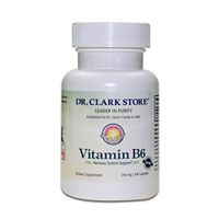 Dr. Clark Vitamin B6 Supplement, 230mg, 100 Capsules