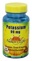 Potassium 99mg Nature's Life 100 Caps
