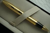 Made in Germany Sheaffer Legacy Heritage Rollerball Pen Brushed 22KT Gold and Featuring 22KT Gold APPOINTMENTS