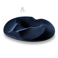 Jueven Orthopedic Seat Cushion, seat Cushion for Lower Back Pain and Sciatica Tailbone Pain Relief – Fit for Office Chair, car seat, Wheelchair (Color : Men's Cyan)