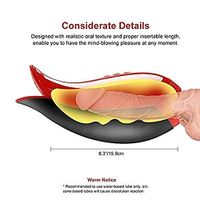 WMNBV Intelligent Heating Automatic Male Sucker Sucking Oral Tongue Licking Deep Throat Masturabers Cup Toys with Multi Modes - T-Shir