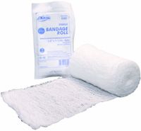 Dukal Fluff Bandage Roll, 4.5"x4.1yds, 6 ply, Sterile, 1rl/bg 100rl/cs Case Pack 100