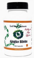 Gingko Biloba Leaf Powder * 450 Mg - 120 Capsules By Earth Natural !!!