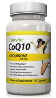 Sorvita Coq10 200mg Capsules ~ Best Coenzyme Q10 Supplement. High Absorption Ubiquinone for Cardiovascular Health. Now with Full 30 Day Supply. Money Back Guarantee