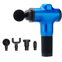 FEDBNET Massage Gun, Portable Cordless Rechargeable Deep Tissue Massager for Muscle Body Pain Relief,Handheld Electric Body Massager Sports Drill Portable Super Quiet Brushless Motor