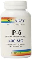 Solaray IP-6 with Inositol Capsules, 400 mg, 120 Count