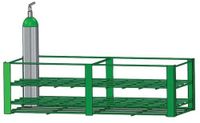 FWF Heavy Duty Oxygen Rack for 40 (D OR E Style) CYLINDERS Diameter 4.3" Made is USA