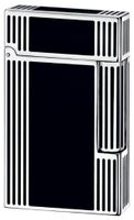 S.T. Dupont Ligne 2 Lighter - Windsor Palladium & Black Chinese Lacquer 16727