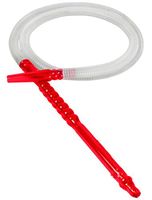 3 Pack Washable Disposable Fancy Timas Hookah Hose (Red)