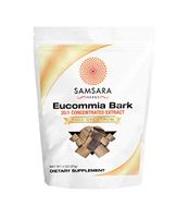 Samsara Herbs Eucommia Extract Powder - 20:1 Concentrated Extract (2oz/57g) | Bone Health | Hormonal Health | Libido | Ligaments & Tendons | Nourishes Jing