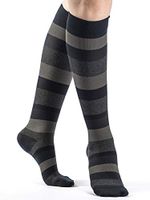 SIGVARIS Women’s Style Microfiber Patterns 830 Closed Toe Calf-High Socks 20-30mmHg
