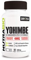 NutraBio Yohimbe (4mg) - Weight Loss Supplement