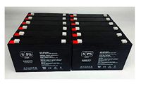 SPS Brand 6V 7Ah Replacement Battery for MK ES7-6 Wheelchair Battery (12 Pack)