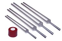 Radical Energy Therapists Healers 4 Healing Tuning Forks with activator and pouch add on to the Chakra Set
