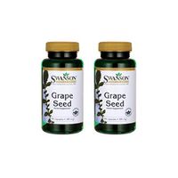 Swanson Grape Seed Heart Antioxidant Free Radicals Healthy Blood Pressure Support Polyphenols OPCS Herbal Supplement 380 mg 100 Capsules (Caps) (2 Pack)