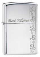 Zippo Best Wishes Pocket Lighter