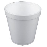 Dart 16MJ20 16 oz. Medium Squat Foam Food Container - 500 per case