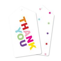 Illume Partyware Celebrate Happiness Rainbow Thank You Tag - Pack of 10