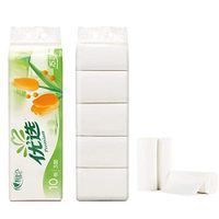 Toilet Paper - A Bag of 10 Rolls Bathroom Tissue, Soft White Toilet Paper for Household Use, Three Standard Layers