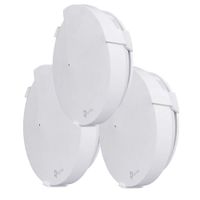 foreaya 3 Packs Wall Mount Stand Holder for TP-Link Deco M9 Plus WiFi Whole Home Mesh Wi-Fi System Stability ABS Wall Mount Cable Storage (3 Packs)