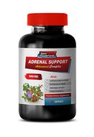 Stress Support Supplement - Adrenal Support - GMO Free - Advanced Complex - Premium Dietary Supplement - ashwagandha Extract Capsules - 1 Bottle 60 Capsules