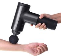 Muscle Massage Gun, Powerful Professional Personal Handheld Deep Tissue Muscle Massager, Percussion Massager for Trigger Points and Muscle Release for High Performance Athletes (Black, US Plug)
