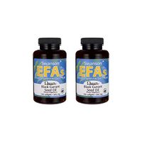 Swanson Black Currant Seed Oil Gla (Omegatru) 500 mg 180 Sgels 2 Pack