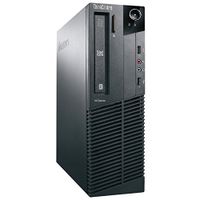 ThinkCentre M81 Quad Core i5 i5-2400 3.1GHz 4GB RAM 320GB Hard Drive Windows 7 Professional 64Bit DVDRW Small Form Factor Business Black Intel HD Graphics 8 USB Ports Display Port VGA Serial Port Desktop Computer