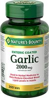 Nature's Bounty Odorless Garlic 2000mg, 200 Softgels