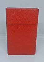 Fujima Tin Red Metallic Design King Size Cigarette Pack Full Lid Tin