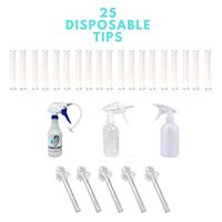 Ear Washer Replacement Tips 25 Count EARWORKS Economy Pack FIT Most Ear Washer Systems Ear Cleaner Ear Irrigation Ear Washer Ear Wax Removal Tool Ear Wash Ear Cleaning Ear Wax Remover Tips