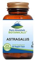 Astragalus Root Capsules - 90 Kosher Vegan Caps with 470mg Organic Astragalus
