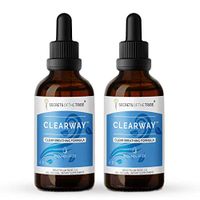 Secrets Of The Tribe - Clearway, Herbal Supplement Blend Drops Alcohol-Free Liquid Extract, Clear Breathing Formula (2x4 fl oz)