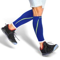 Calf Compression Sleeve, Calf Leg Compression Sleeves Graduated Compression for Blood Circulation Improvement, Pain Relief, Injury Recovery, Calf Shin Support Fits Men and Women