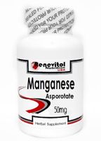 Manganese Asporotate 50mg 100 Capsules ~ Renevitol