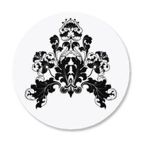 Rococo Envelope Sticker- Set of 144, Flat-Sheet Seals