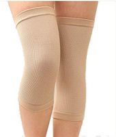 1 Pair Nylon Thin Knee Brace Men Women S M L Elastic Pad Support Compression Sleeves Fitness,Skin Color,L