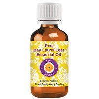 Deve Herbes Pure Bay Laurel Leaf Essential Oil (Laurus nobilis) 100% Natural for Aromatherapy, Relaxation and Massage Therapeutic Grade Steam Distilled 15ml (0.50 oz)