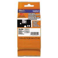 Brother - 1-1/2" Tape Electronic Dry Process Labeling System Cleaning Cartridge, 100 Uses TZE-CL6 (DMi EA