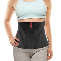 ORTONYX 10.25" Abdominal Binder for Men and Women/Postpartum Post-Operative Post-Surgery Wrap/Abdomen Navel Umbilical Hernia Support Belt / 524010 Black S/M