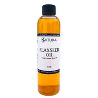 FlaxSeed Oil - 100% Pure Flax Seed Oil - 0 Additives - 0 Fillers - Cold Pressed - Unrefined (8 Ounce)