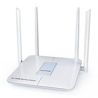 WISE TIGER Ac WiFi Router Extender Combo 1200Mbps Long Range Internet Router Extended Pro with 4 LAN Ports Fast Setup Just 3 Minutes