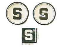 Michigan State University Spartans Party Bundle 9" Plates (16) Lunch Napkins (20)