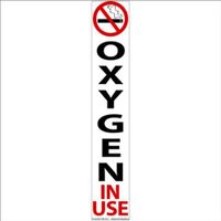No Smoking Oxygen In Use Magnet - 5 PACK