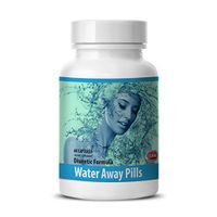 Kidney Support Supplement - Water Away Pills (Diuretic Formula) - Apple Cider Pills Dietary - 1 Bottle 60 Capsules