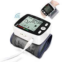 ZZYYZZ Wrist Blood Pressure Monitor,Automatic Digital Voice 3.7 inch LCD Digital Display USB Rechargeable Home Use with Portable Perfect for Elders
