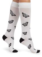 Koi Women's Compression Socks with Print Design, Butterfly, One Size