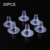 O-heart 20pcs Disposable Ear Thermometer Covers, Earmuffs Ear Thermometer Earcap Replacement Lens Filters Probe Covers Digital Thermometers Cover Refill Caps